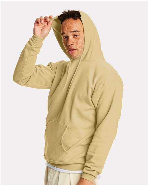 Hanes P170 Unisex EcoSmart? Hooded Sweatshirt - Side view