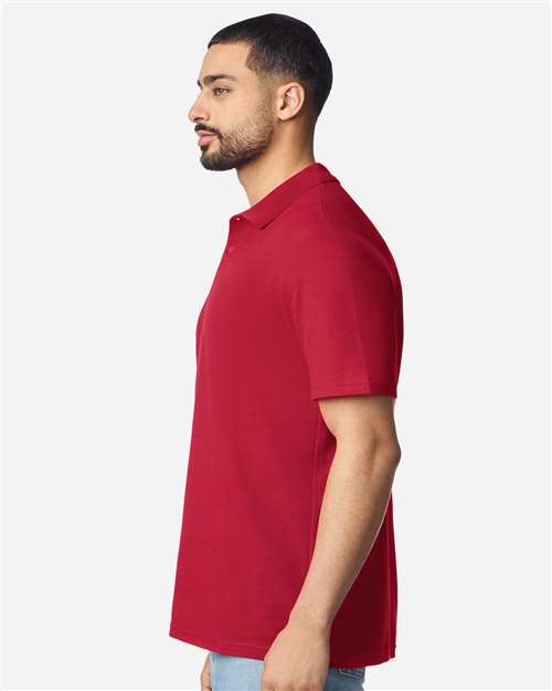 Gildan 64800 Unisex Softstyle? Pique Polo - Side view