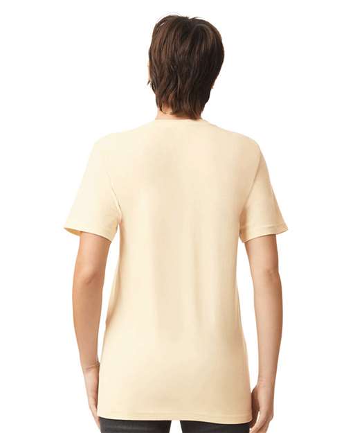 American Apparel 2001 Unisex Fine Jersey Tee - Back view