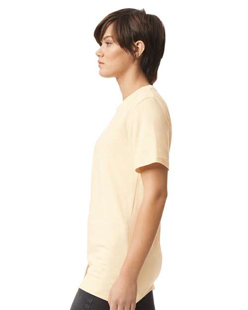 American Apparel 2001 Unisex Fine Jersey Tee - Side view