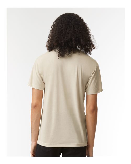 American Apparel TR401 Unisex Triblend Track Tee - Back view