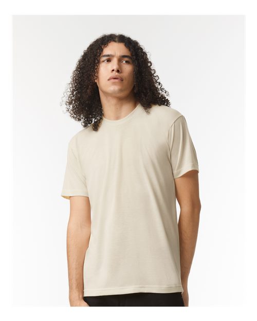 American Apparel TR401 Unisex Triblend Track Tee - Front view