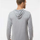 Paragon 220 Unisex Bahama Performance Hooded Long Sleeve T-Shirt - Back view
