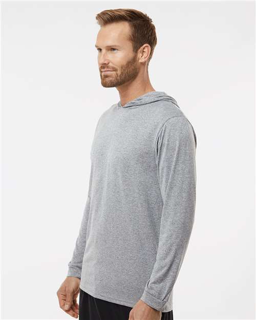 Paragon 220 Unisex Bahama Performance Hooded Long Sleeve T-Shirt - Side view