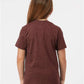 Tultex 235 Youth Fine Jersey T-Shirt - Back view