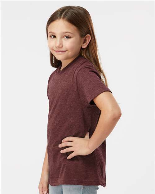 Tultex 235 Youth Fine Jersey T-Shirt - Side view