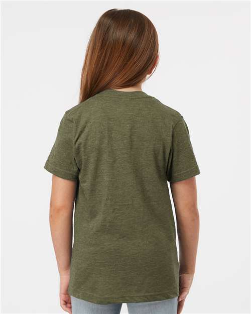 Tultex 235 Youth Fine Jersey T-Shirt - Back view