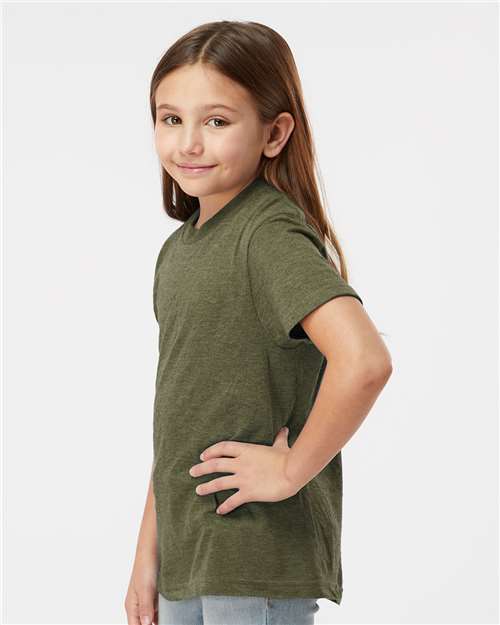 Tultex 235 Youth Fine Jersey T-Shirt - Side view