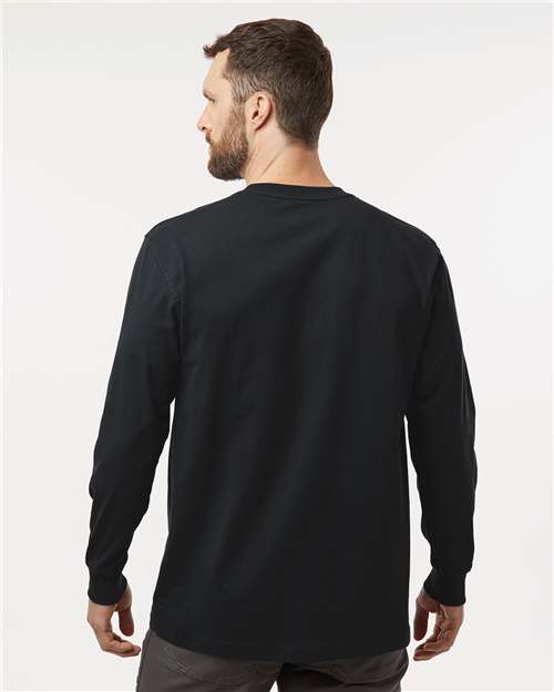 Dickies WL50 Men's Traditional Heavyweight Long Sleeve T-Shirt - Back view