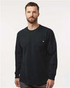 Dickies WL50 Men's Traditional Heavyweight Long Sleeve T-Shirt - Front view