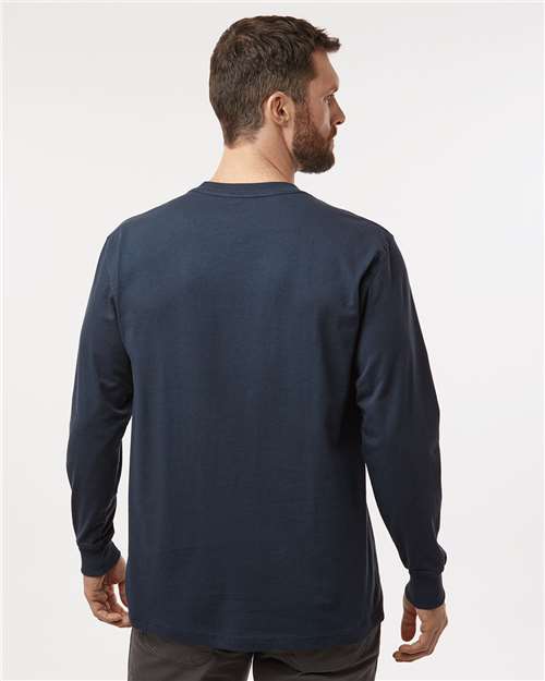 Dickies WL50 Men's Traditional Heavyweight Long Sleeve T-Shirt - Back view