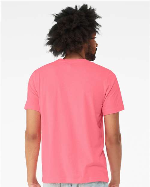 BELLA  CANVAS 3001CVC CVC Jersey Tee - Back view