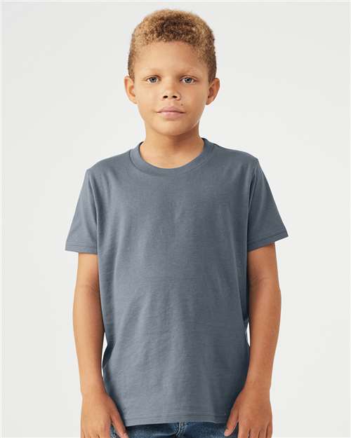 BELLA  CANVAS 3001Y Youth Jersey Tee - Front view