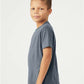 BELLA  CANVAS 3001Y Youth Jersey Tee - Side view