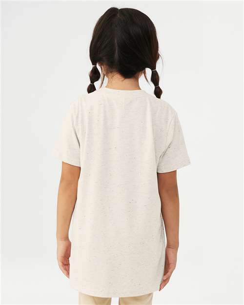 BELLA  CANVAS 3413Y Youth Triblend Tee - Back view