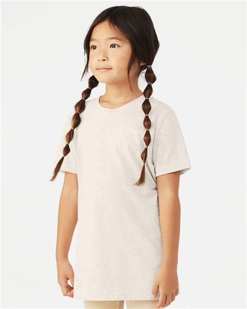 BELLA  CANVAS 3413Y Youth Triblend Tee - Side view