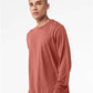 BELLA  CANVAS 3501CVC Heather CVC Long Sleeve Tee - Side view
