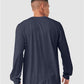 BELLA  CANVAS 3501CVC Heather CVC Long Sleeve Tee - Back view
