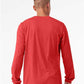 BELLA  CANVAS 3501CVC Heather CVC Long Sleeve Tee - Back view