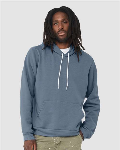 BELLA  CANVAS 3719 Unisex Sponge Fleece Hoodie Sweatshirt - Front view