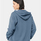 BELLA  CANVAS 3739 Unisex USA-Made High Visibility Hooded Sweatshirt - Back view