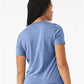 BELLA  CANVAS 6413 Women?s Relaxed Fit Triblend Tee - Back view