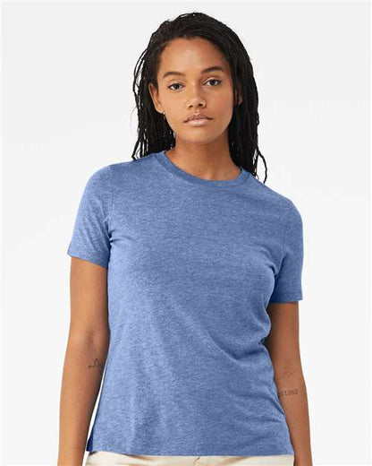 BELLA  CANVAS 6413 Women?s Relaxed Fit Triblend Tee - Front view