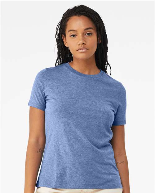 BELLA  CANVAS 6413 Women?s Relaxed Fit Triblend Tee - Front view