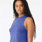 BELLA  CANVAS 6682 Women's Racerback Crop Tank - Side view