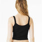 BELLA  CANVAS 1012 Women's Micro Rib Spaghetti Strap Tank - Back view