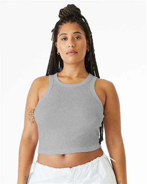 BELLA  CANVAS 1019 Women's Micro Rib Racer Tank - Front view