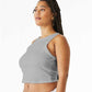 BELLA  CANVAS 1019 Women's Micro Rib Racer Tank - Side view
