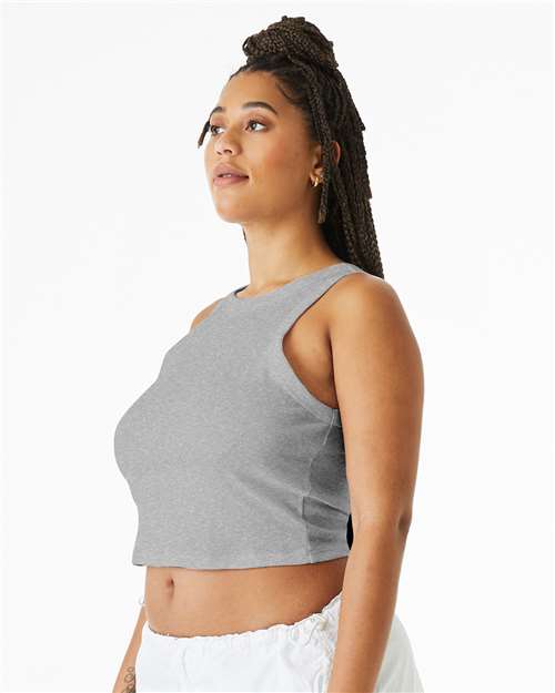 BELLA  CANVAS 1019 Women's Micro Rib Racer Tank - Side view