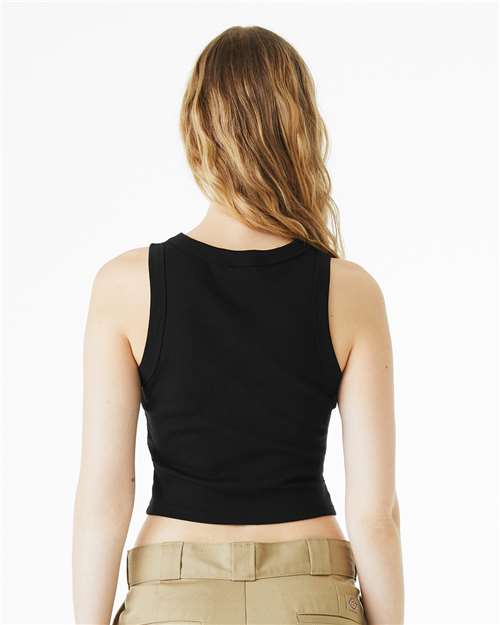 BELLA  CANVAS 1019 Women's Micro Rib Racer Tank - Back view