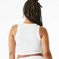 BELLA  CANVAS 1019 Women's Micro Rib Racer Tank - Back view