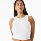 BELLA  CANVAS 1019 Women's Micro Rib Racer Tank - Front view