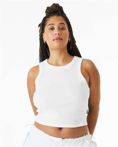 BELLA  CANVAS 1019 Women's Micro Rib Racer Tank - Front view