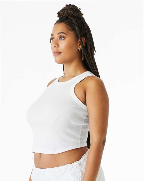 BELLA  CANVAS 1019 Women's Micro Rib Racer Tank - Side view
