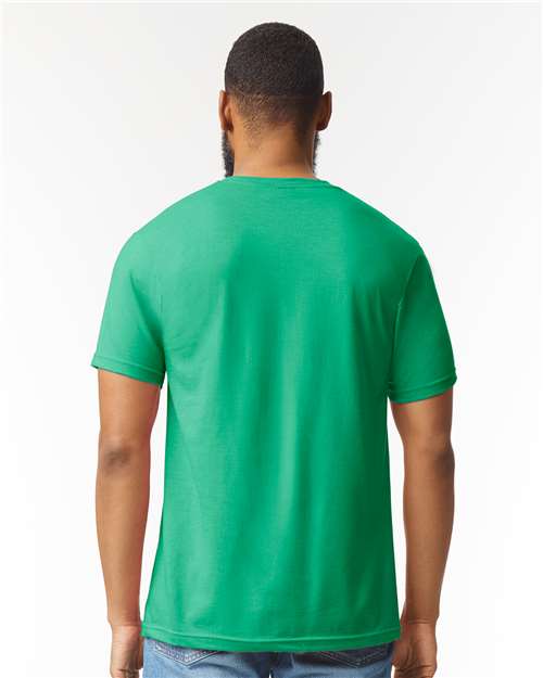 Gildan 64000CVC Unisex Softstyle? CVC T-Shirt - Back view