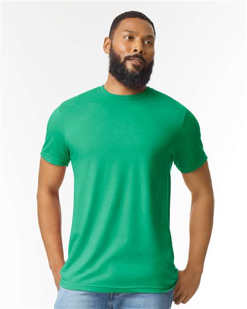 Gildan 64000CVC Unisex Softstyle? CVC T-Shirt - Front view