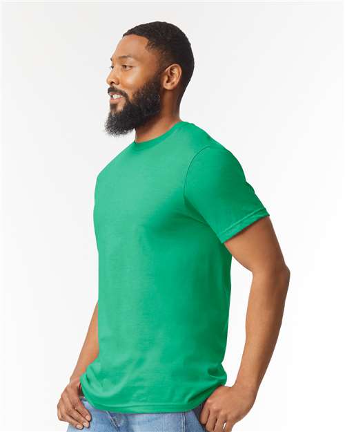 Gildan 64000CVC Unisex Softstyle? CVC T-Shirt - Side view