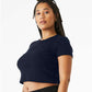 BELLA  CANVAS 1010 Women's Micro Rib Baby Tee - Side view