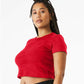 BELLA  CANVAS 1010 Women's Micro Rib Baby Tee - Side view