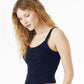 BELLA  CANVAS 1012 Women's Micro Rib Spaghetti Strap Tank - Side view