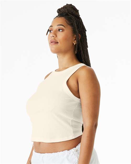 BELLA  CANVAS 1019 Women's Micro Rib Racer Tank - Side view