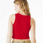 BELLA  CANVAS 1019 Women's Micro Rib Racer Tank - Back view