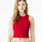 BELLA  CANVAS 1019 Women's Micro Rib Racer Tank - Front view