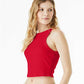 BELLA  CANVAS 1019 Women's Micro Rib Racer Tank - Side view