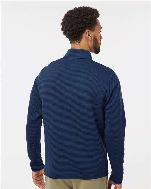 Adidas A588 Men's Spacer Quarter-Zip Pullover - Back view