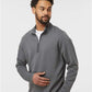 Adidas A588 Men's Spacer Quarter-Zip Pullover - Side view